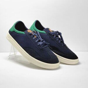 OLUKAI MEN'S punini sneakers leather suede mesh blue Size 12  NEW